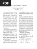 Multi-Frame Alignment of Planes: Lihi Zelnik-Manor Michal Irani