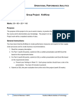 SCMT350 - Group Project Description and Rubric - Fall 2021