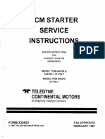 TCM 646238,-1, 646275 Starter Manual