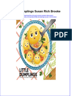 Full Ebook of Little Dumplings Susan Rich Brooke Online PDF All Chapter