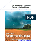 Full Understanding Weather and Climate 6Th Edition Aguado Solutions Manual Online PDF All Chapter