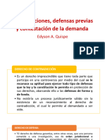 4 PPT Excepciones Defensas Previas y Contestacion