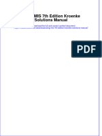 Full Using Mis 7Th Edition Kroenke Solutions Manual Online PDF All Chapter