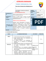 Ficha de Actividad Aprendizaje - 04