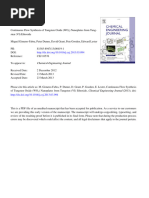 Continuous Flow Synthesis of Tungsten Oxide (WO3) Nanoplates From Tungsten (VI) Ethoxide, Lester, 2013