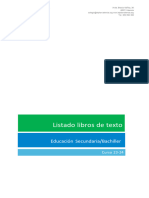 23-24 Listado Libros Texto Secundaria Modificado 7 Septiembre