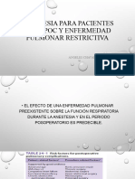 Anestesia para Pacientes Con Epoc y Enfermedad Pulmonar