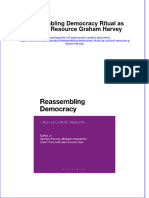 Full Ebook of Reassembling Democracy Ritual As Cultural Resource Graham Harvey Online PDF All Chapter