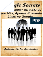 Inédito No Brasil! Como Ganhar U$ 9.347,20 Por Mês, Apenas Postando Links No Google...