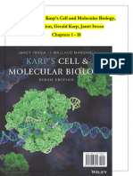 TEST BANK For Karp's Cell and Molecular Biology, 9th Edition by Gerald Karp, Janet Iwasa, Verified Chapters 1 - 18, Complete Newest Version