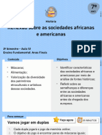 Reflexão Sobre As Sociedades Africanas e Americanas: História