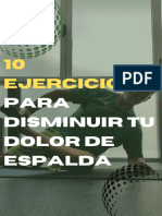 10 Ejercicios para Disminuir Tu Dolor de Espalda