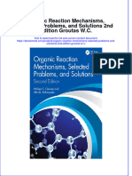 Full Ebook of Organic Reaction Mechanisms Selected Problems and Solutions 2Nd Edition Groutas W C Online PDF All Chapter