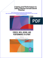 Full Ebook of Stress Well Being and Performance in Sport 1St Edition Rachel Arnold David Fletcher Online PDF All Chapter