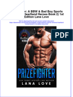 Full Ebook of Prizefighter A BBW Bad Boy Sports Romance Heartland Heroes Book 2 1St Edition Lana Love Online PDF All Chapter