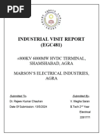 Industrial Visit Report Megha