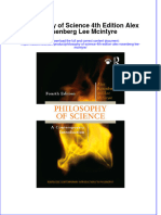 Full Ebook of Philosophy of Science 4Th Edition Alex Rosenberg Lee Mcintyre Online PDF All Chapter