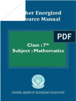 7th Math Lesson Plan - Compressed