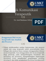 Teknik Komunikasi Terapeutik