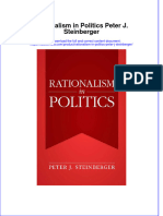 Full Ebook of Rationalism in Politics Peter J Steinberger Online PDF All Chapter