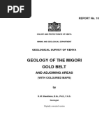 Geology of The Migori Gold Belt