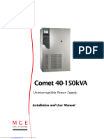 Comet 40-150kVA: Uninterruptible Power Supply