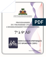 MENFP - Programme EPS 7e A 9e AF