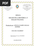 Gramática Histórica y Dialectología