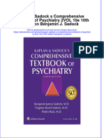 Full Ebook of Kaplan Sadock S Comprehensive Textbook of Psychiatry 2vol 10E 10Th Edition Benjamin J Sadock Online PDF All Chapter