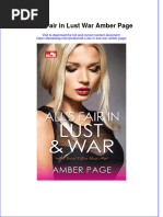 PDF of All S Fair in Lust War Amber Page Full Chapter Ebook