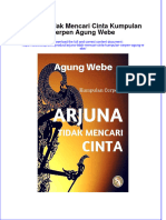 Full Download Arjuna Tidak Mencari Cinta Kumpulan Cerpen Agung Webe Online Full Chapter PDF