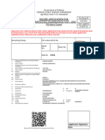 Competitive Examination (CSS) - 2023 (Written Exam)