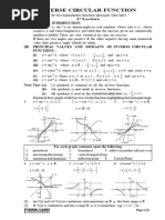 Inverse Trigonometric Functions - TN - F