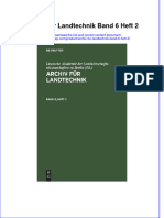 PDF of Archiv Fur Landtechnik Band 6 Heft 2 Full Chapter Ebook