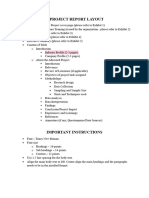 Summer Internship Project Layout PDF