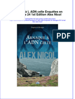 Full Download Arnaque A L Adn Celte Enquetes en Bretagne 24 1St Edition Alex Nicol Online Full Chapter PDF