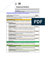 Programa de Auditoría-Mdsr-As 001-2022