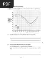 Greenhouse Gases and Global Warming EXAM QUESTIONS MS