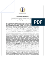 Contrato Prenupcial, Regimen de Separacion (Caso Miguel y Juana)