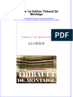 PDF of La Grace 1St Edition Thibault de Montaigu Full Chapter Ebook