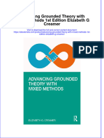 Full Ebook of Advancing Grounded Theory With Mixed Methods 1St Edition Elizabeth G Creamer Online PDF All Chapter