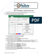 Exercícios Básicos Microsoft Excel 2016