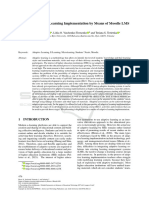 Citation 1 - Stages of Adaptive Learning Implementation by Means of Moodle LMS