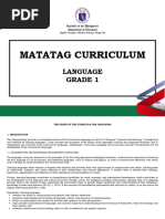 MATATAG Language CG Grade1