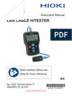 Lan Cable Hitester: Instruction Manual