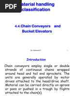 Chain Conveyors and Bucket Elevators: 1 By: Gebrewold T