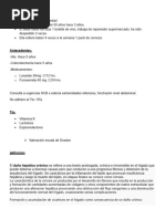 Caso Clinico: Antecedentes