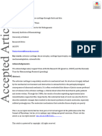 Mechanoadaptation: Articular Cartilage Through Thick and Thin