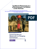 Full Ebook of Sustaining Natural Resources in A Changing Environment 1St Edition Linda Hantrais Online PDF All Chapter