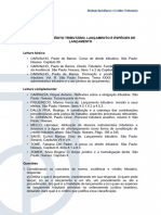 Seminário Ii - Lançamento e Crédito Tributário